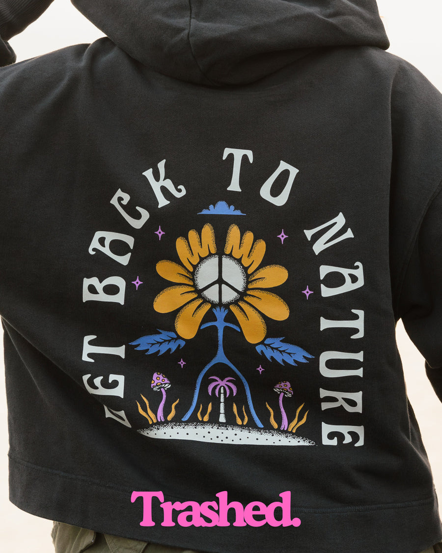 Back to Nature Hoodie - Vintage Black