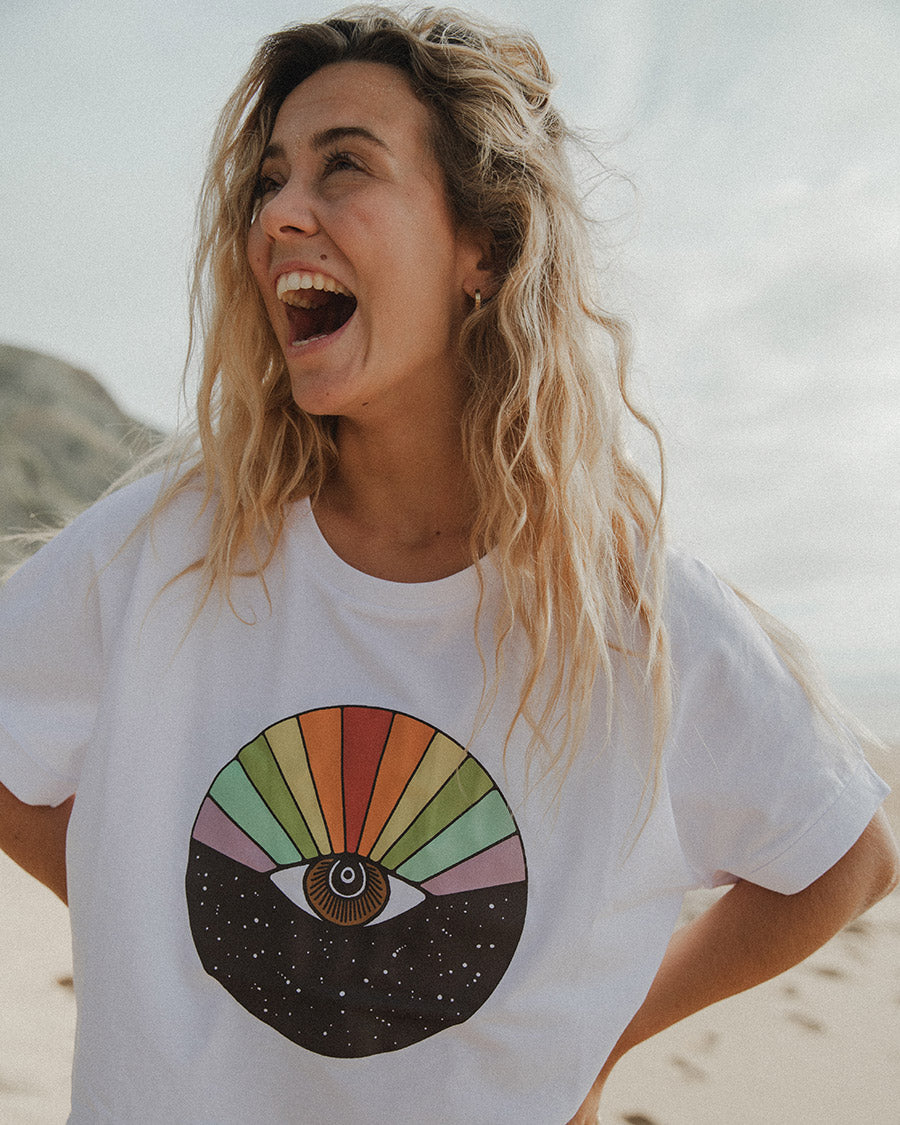 Cosmic Eye Tee - White