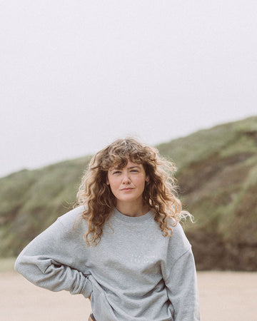 She Swims Sweater - Grey