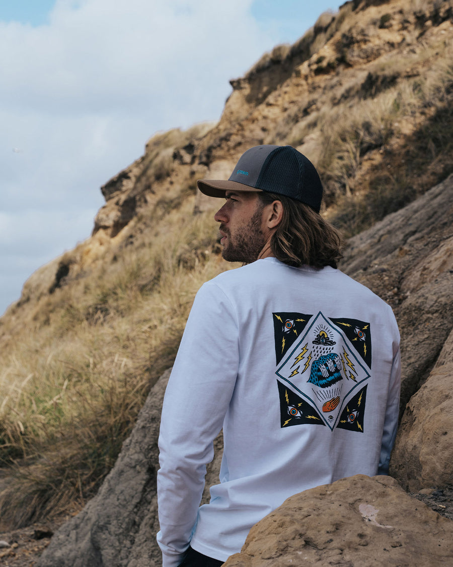 Riders of the Storm - White L/S